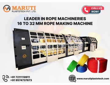 16mm to 32mm Rope Making Machine in Malaysia.