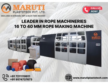 16mm to 40mm Rope Making Machine in Singapore.