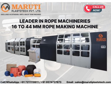 16mm to 44mm Rope Making Machine in Singapore.