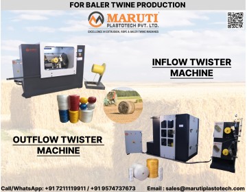 Best Inflow Twister & Outflow Twister Machine For Baler Twine Manufacturer 